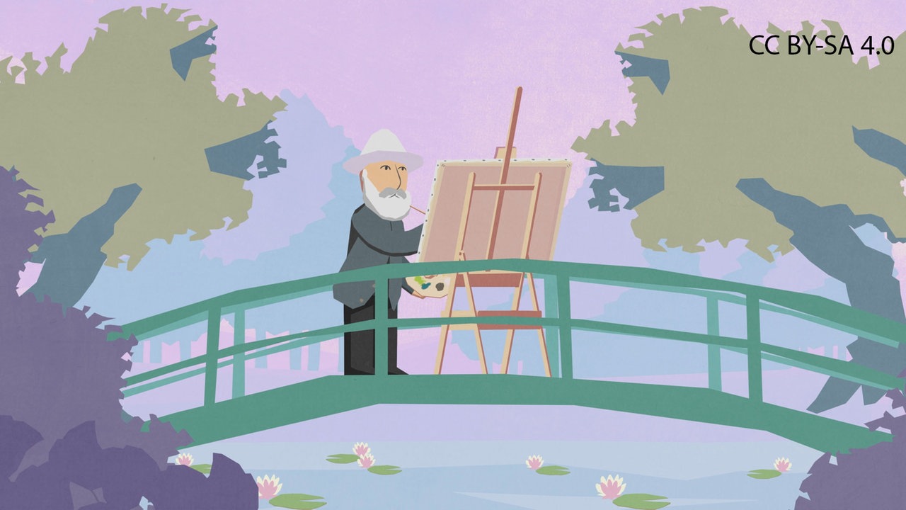 Screenshot aus dem Film "Claude Monet"