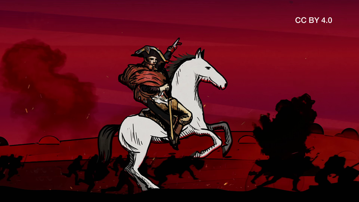 Screenshot aus dem Film "Pferde als Kriegswaffe"